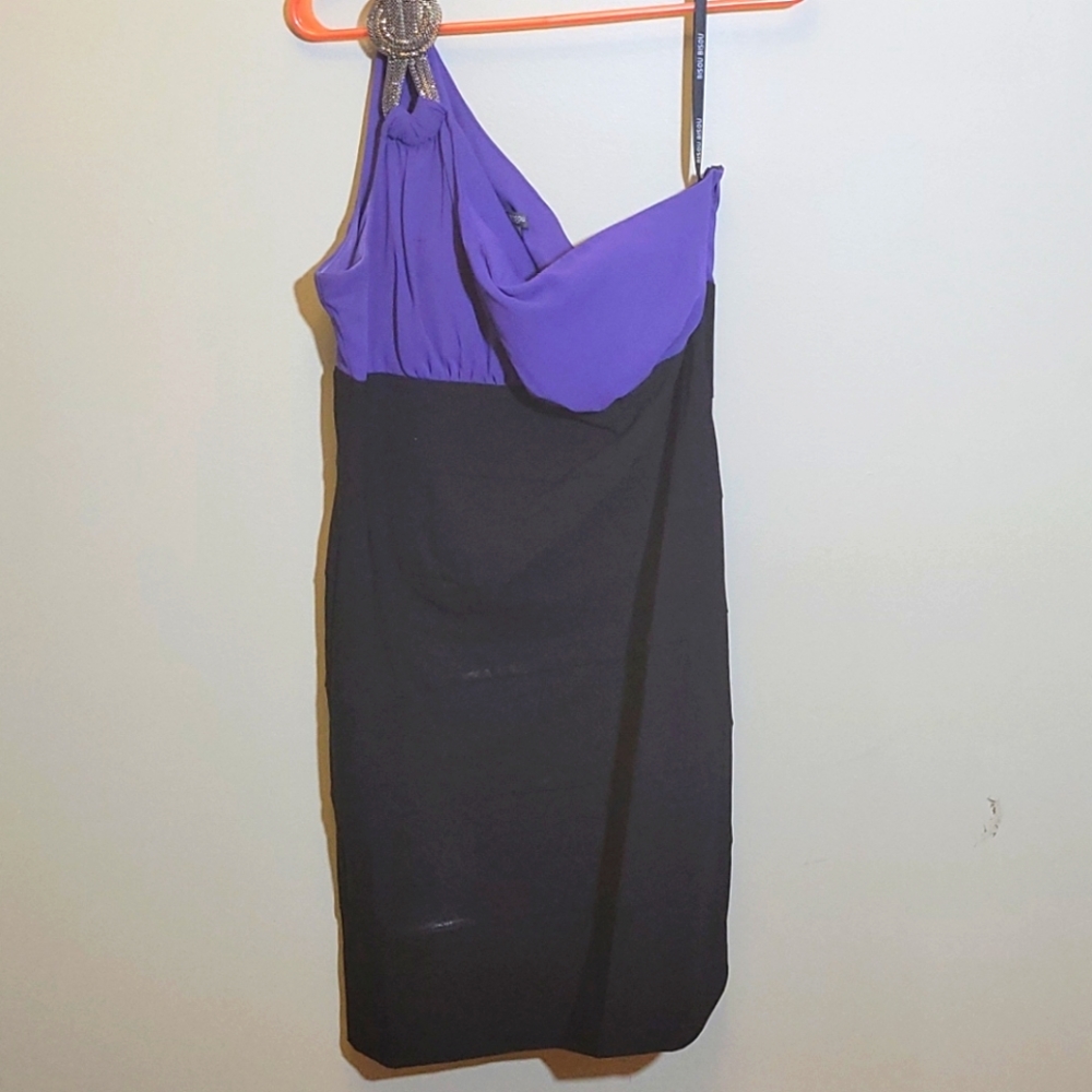 Purple/Blk Bisou Bisou Dress